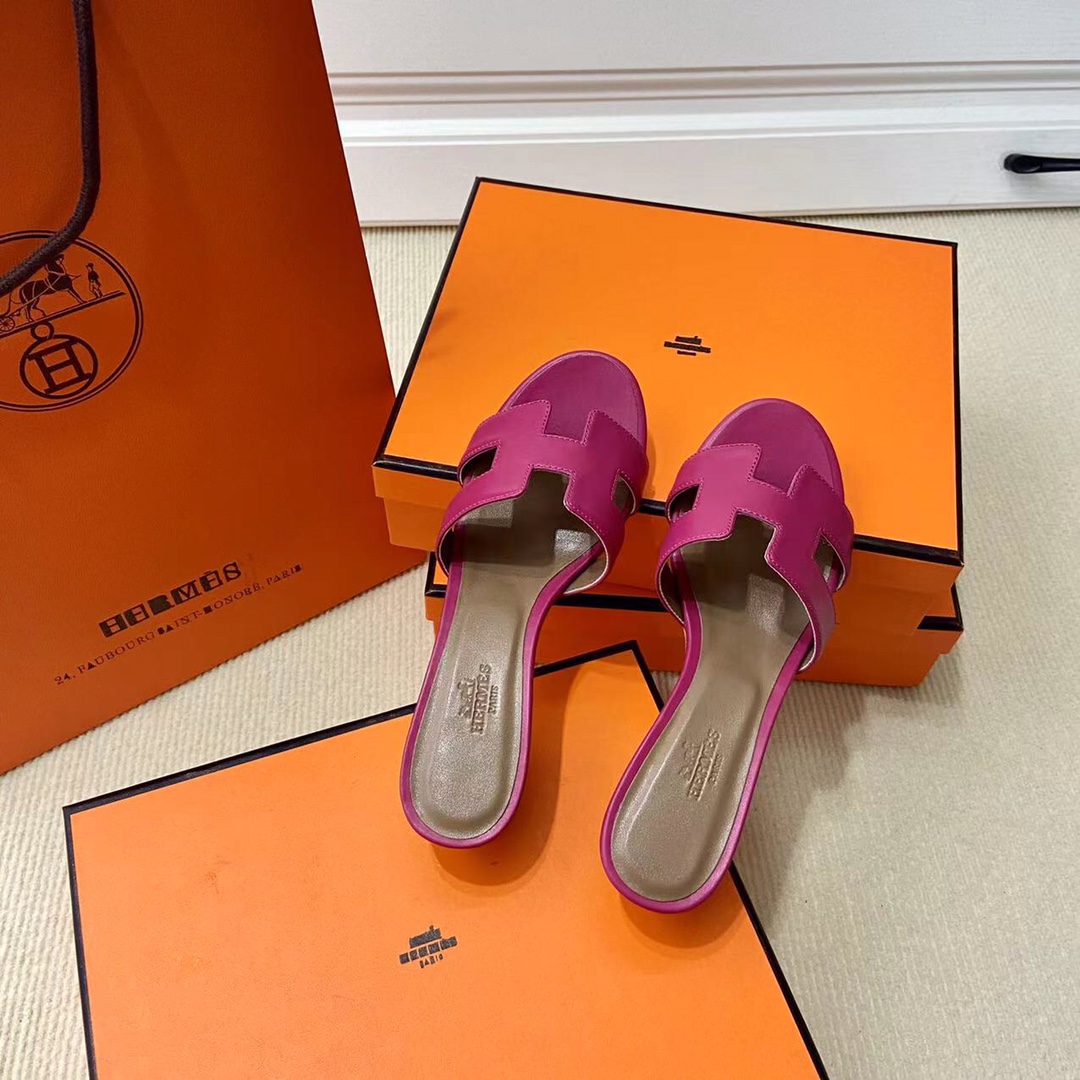 에르메스 올수공 오아시스 슬리퍼 샌들 스위프트 35